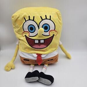 SpongeBob SquarePants Plush Stuffed Toy Franco 22" Nickelodeon Soft Doll Stains